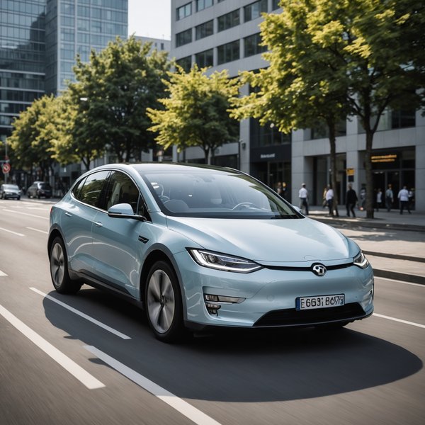 Come si può implementare un sistema di frenata rigenerativa in un veicolo elettrico per migliorare l'efficienza del carburante?